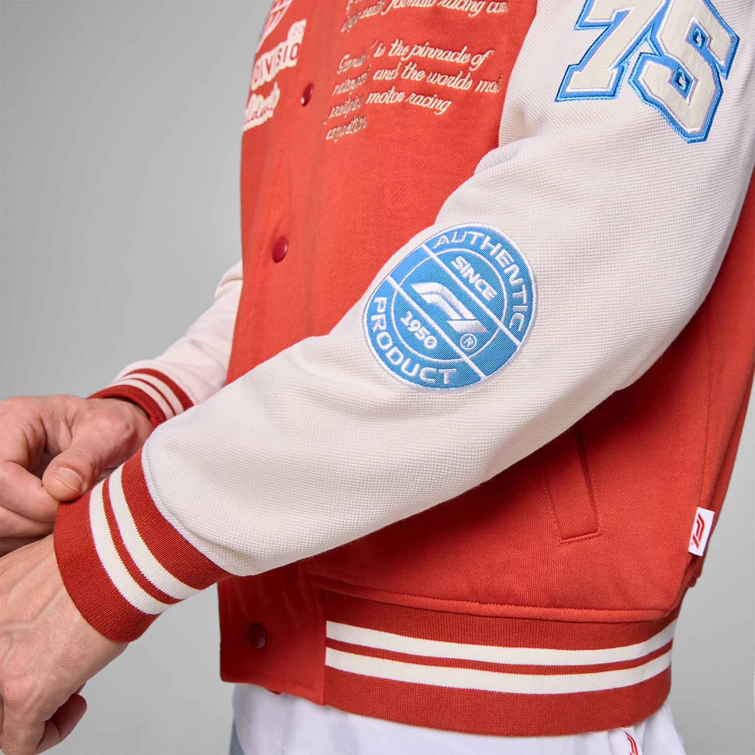 Heritage Varsity Jacket - Formula 1 - Fueler™ - 701232744001802 - fueler.store - Jacket