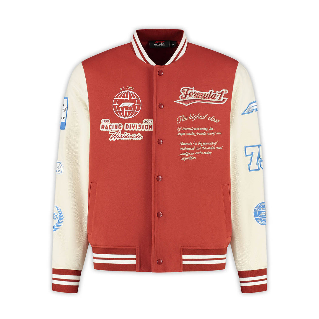Heritage Varsity Jacket - Formula 1 - Fueler™ - 701232744001802 - fueler.store - Jacket