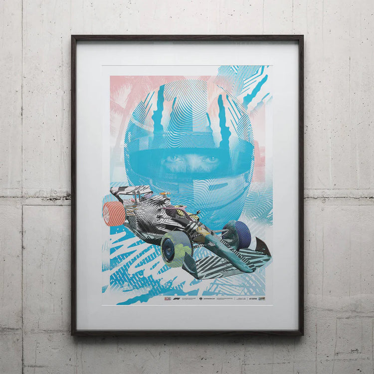 Formula 1 - Miami Edition | 2ALAS Artist Series Blue | Formula 1 Poster | Large - Poster - Fueler™ 