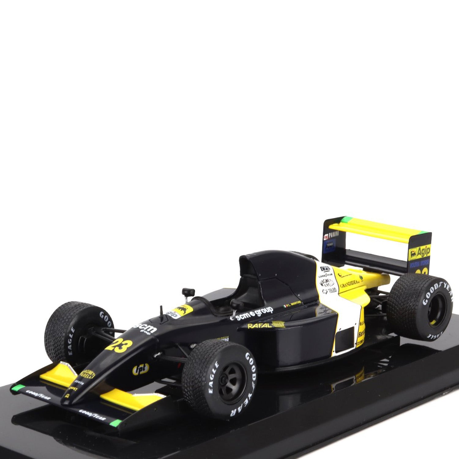 Formula 1 - Pierluigi Martini Ford M191 1991 1:24 Car Model - Car Model - Fueler™ 