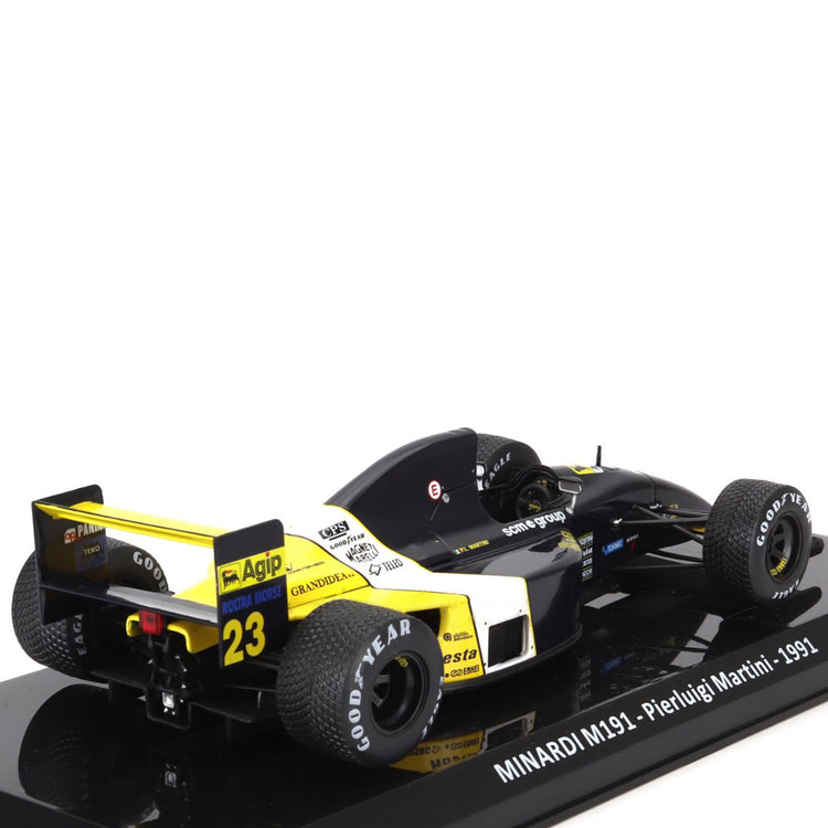 Formula 1 - Pierluigi Martini Ford M191 1991 1:24 Car Model - Car Model - Fueler™ 