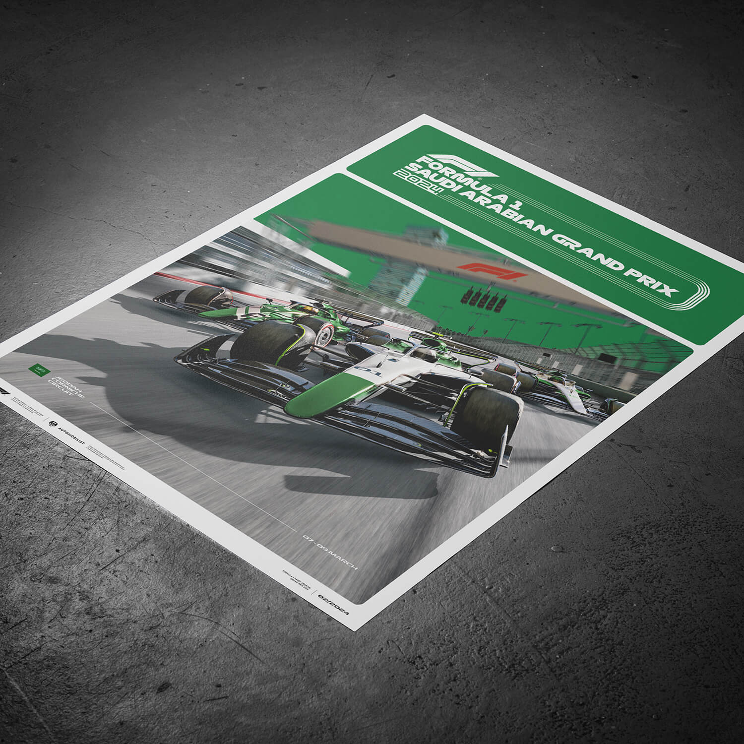 Saudi Arabian Grand Prix - 2024 | Large - Formula 1 - Fueler™ 