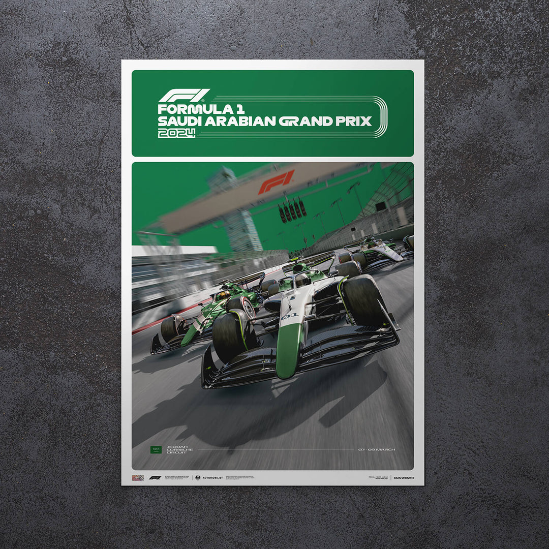 Saudi Arabian Grand Prix - 2024 | Large - Formula 1 - Fueler™ 