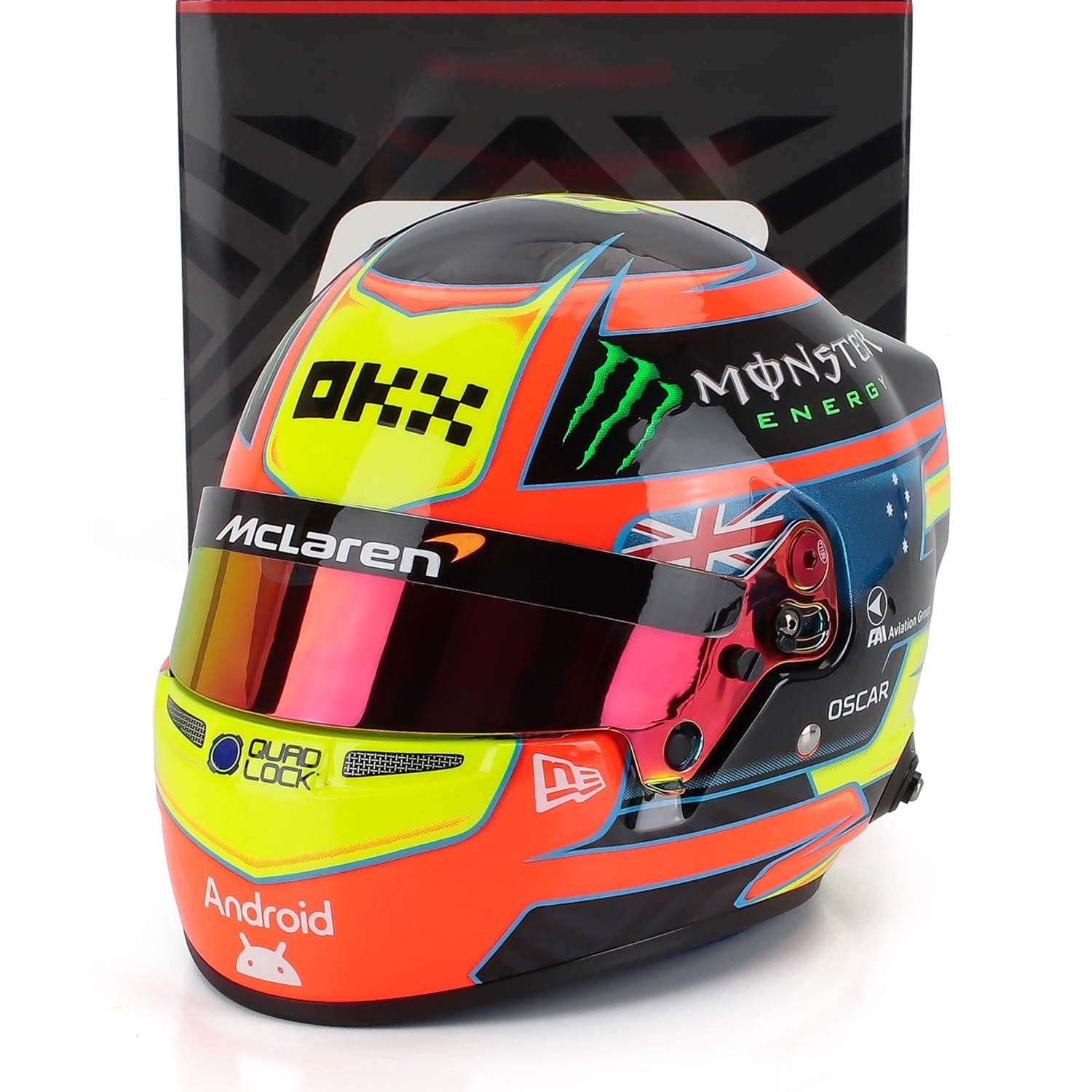モトーレF1 65sと55s McLaren F1 #81 Piastri 2025 Season 1:2 Mini Helmet by Bell