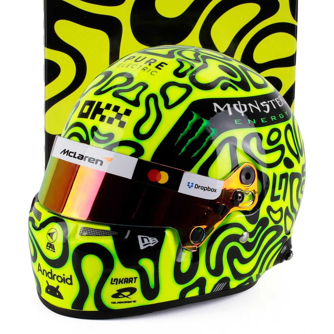 bell f1 mini helmets McLaren F1 #4 Norris 2025 World Champion 1:2 Mini Helmet by Bell