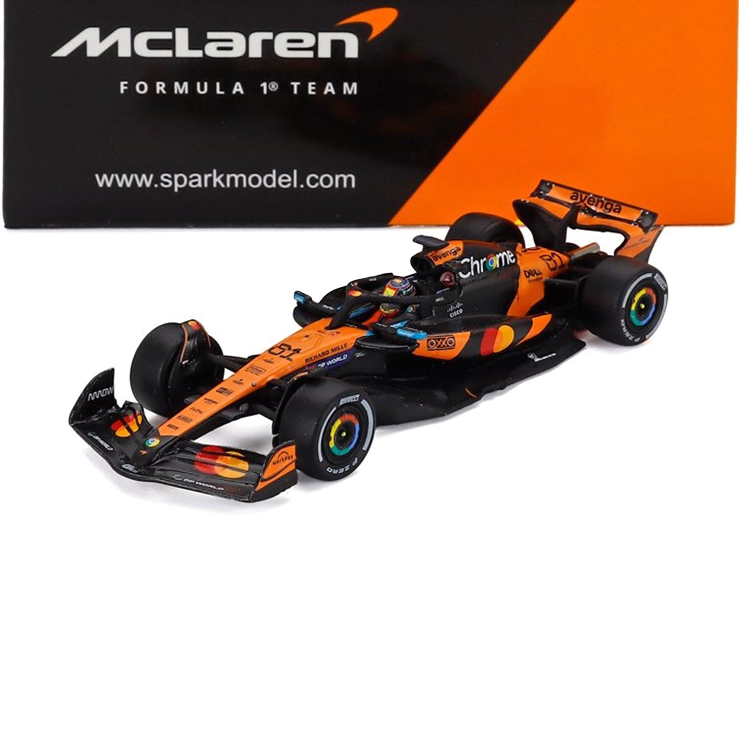 McLaren F1 #81 Piastri MCL39 China GP 2025 1:64 Car Model