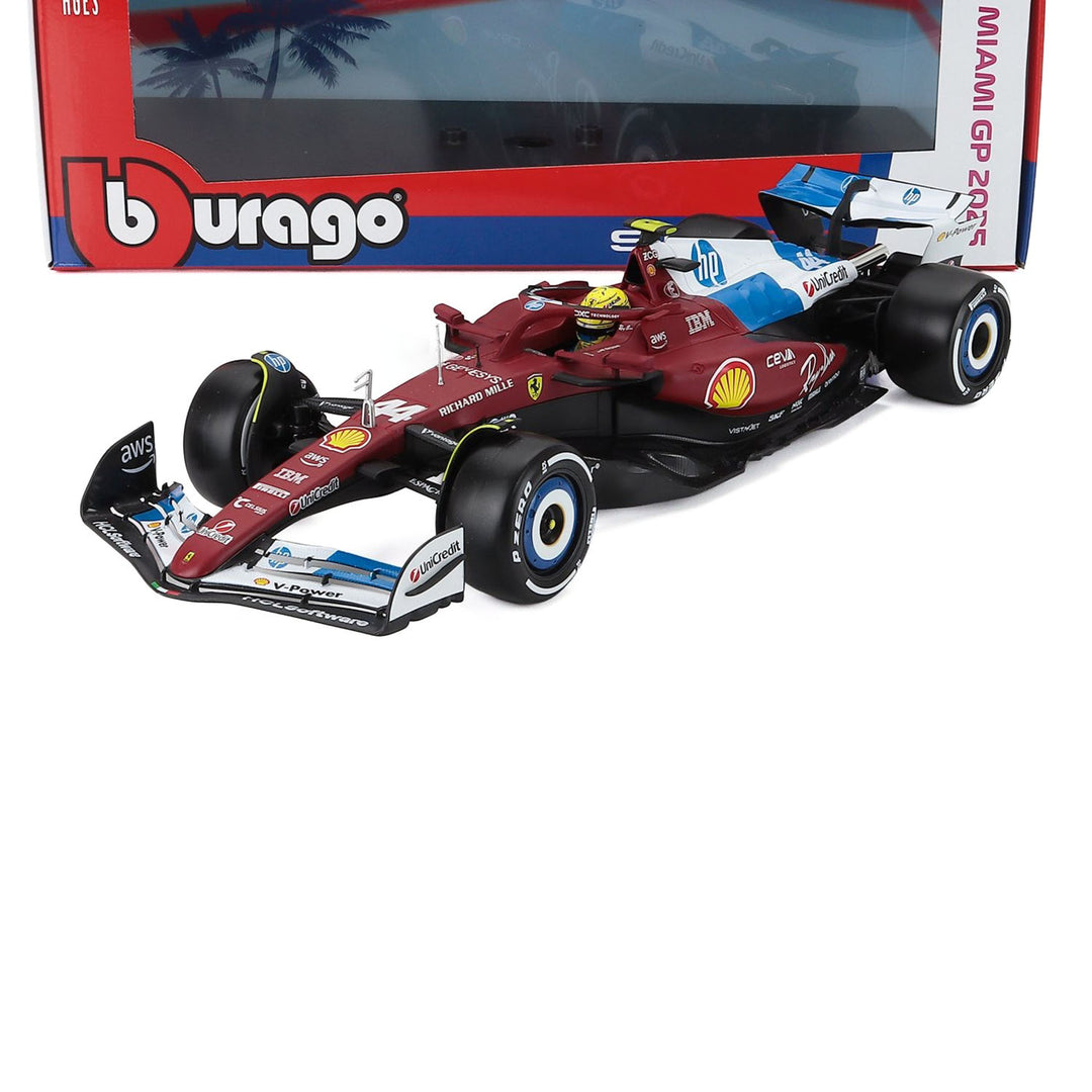 #44 Hamilton SF-25 Miami GP 2025 1:18 Car Model