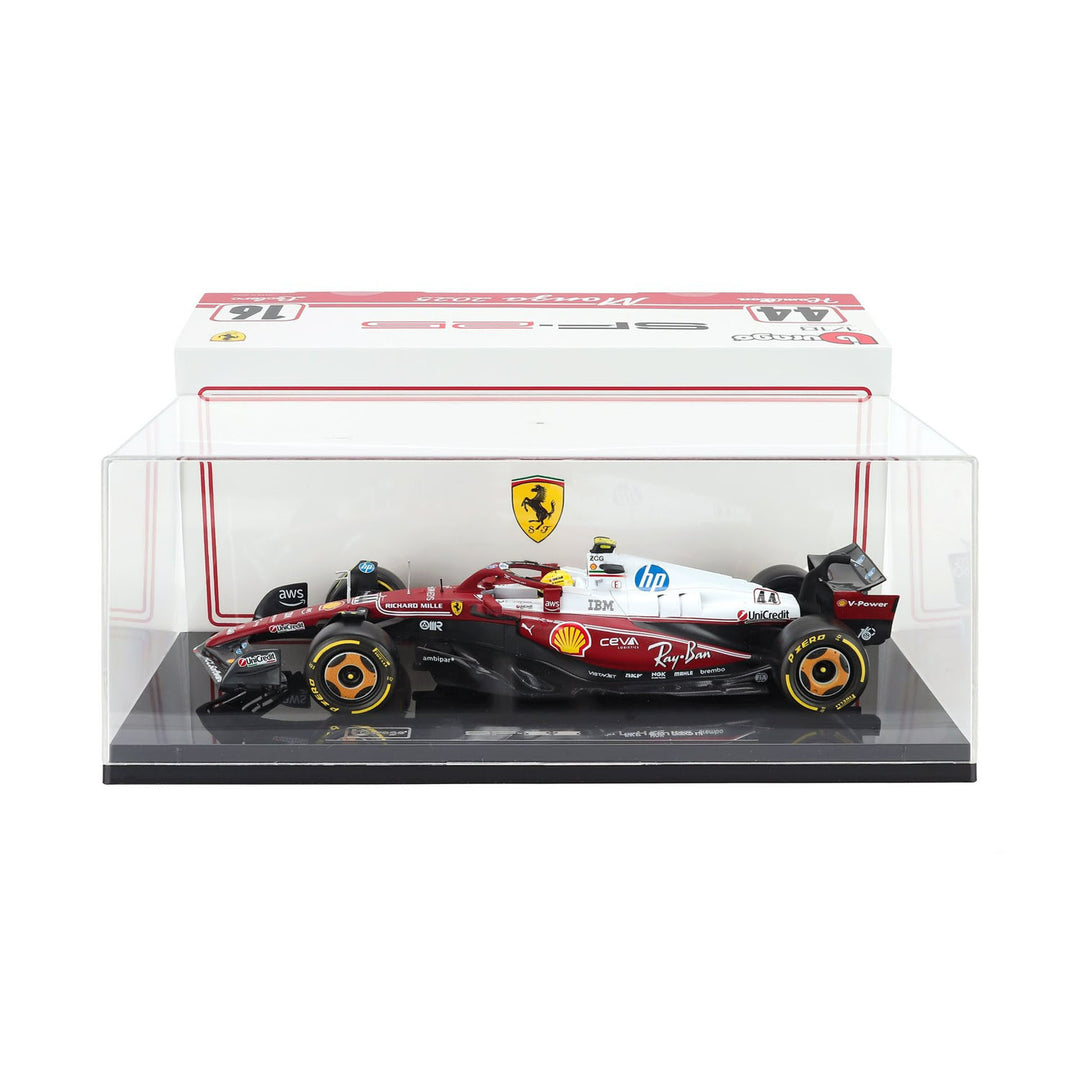 #44 Hamilton SF-25 Monza GP 2025 1:18 Car Model with Showcase