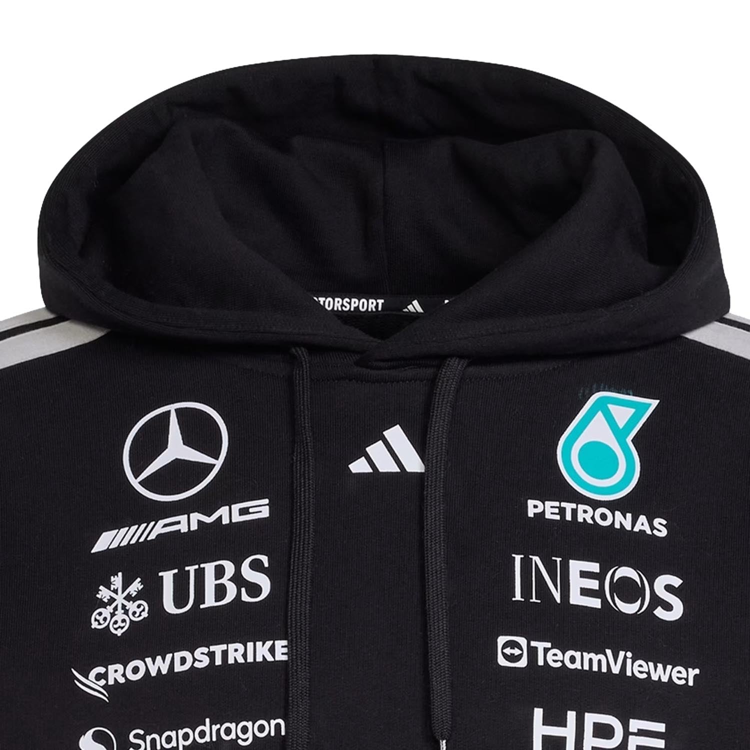 26 Mercedes AMG F1 チーム オフィシャル フーディー Mercedes AMG Petronas adidas F1 2026 Team Hoodie - Black