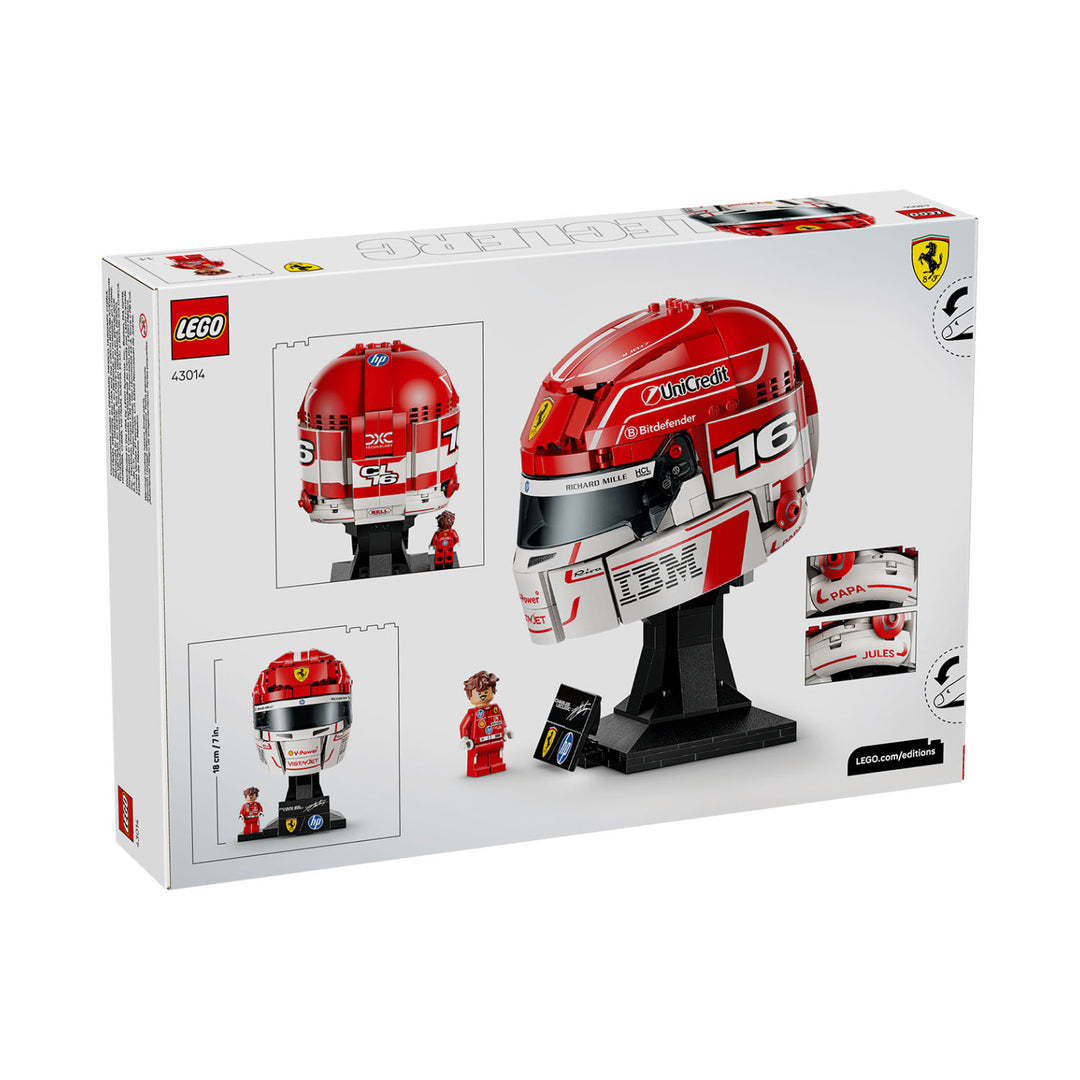 #16 Leclerc Scuderia Ferrari LEGO Helmet