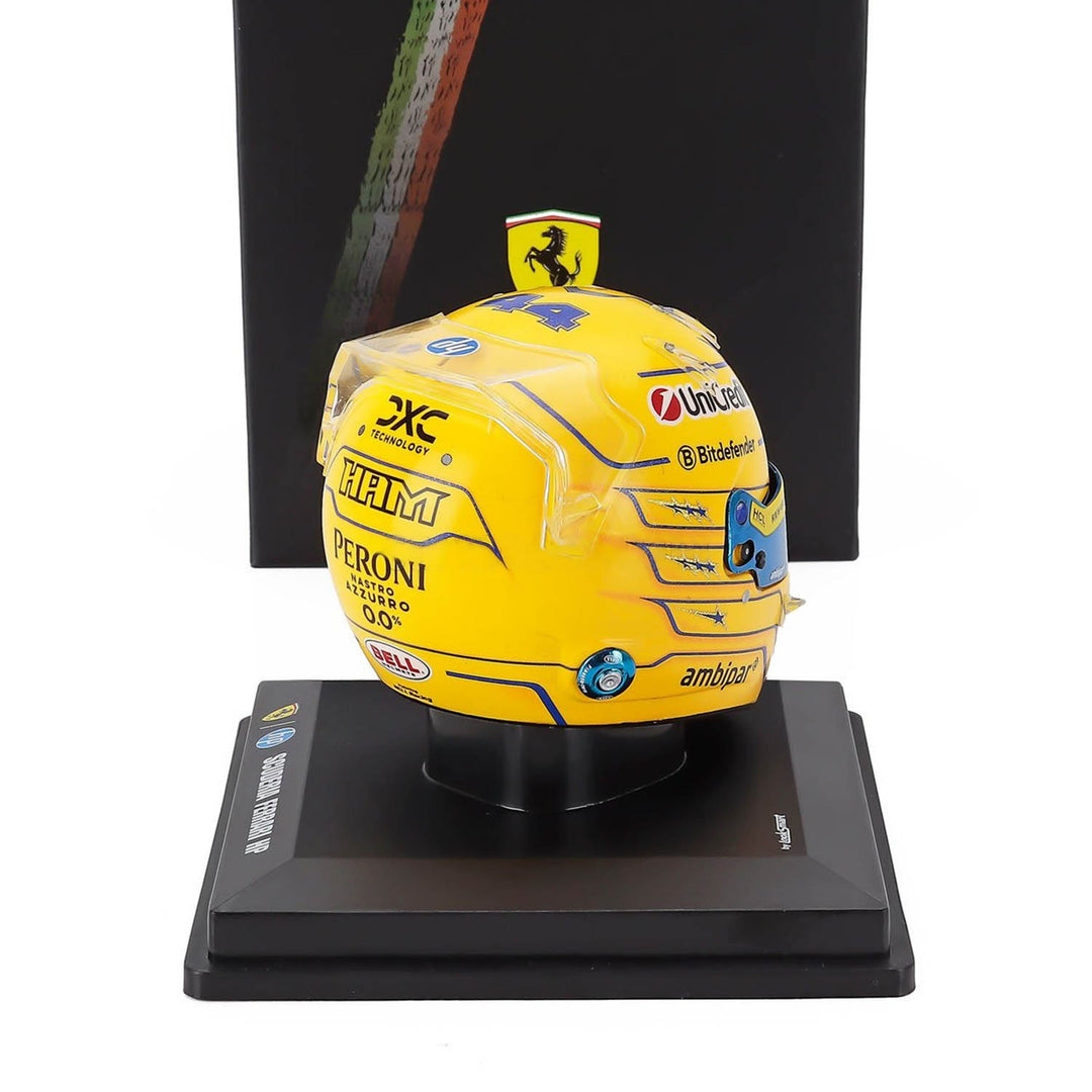 #44 Hamilton Miami GP 2025 1:5 Mini Helmet