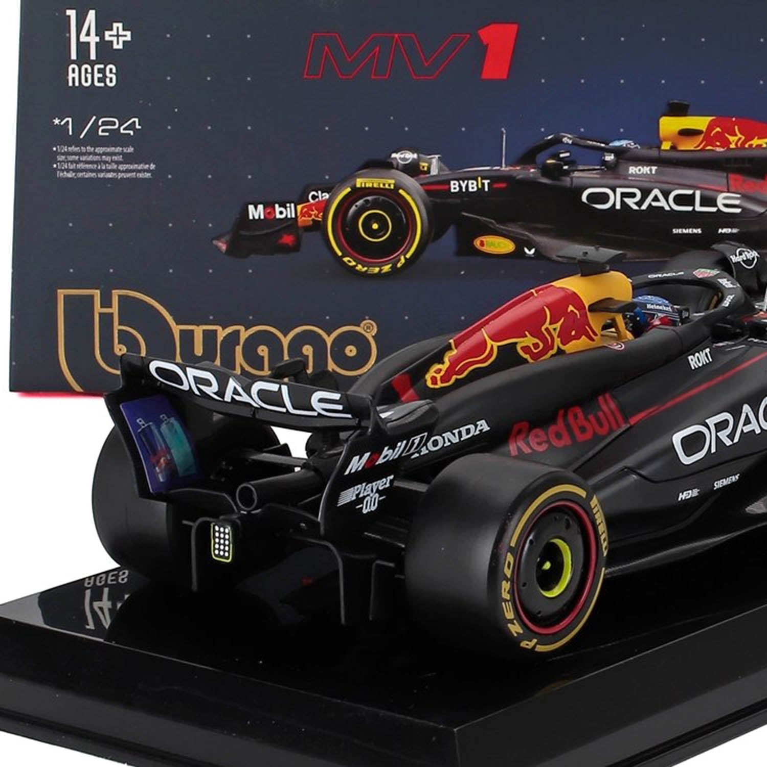 Red Bull Racing #1 Verstappen RB20 World Champion 2024 1:24 Car