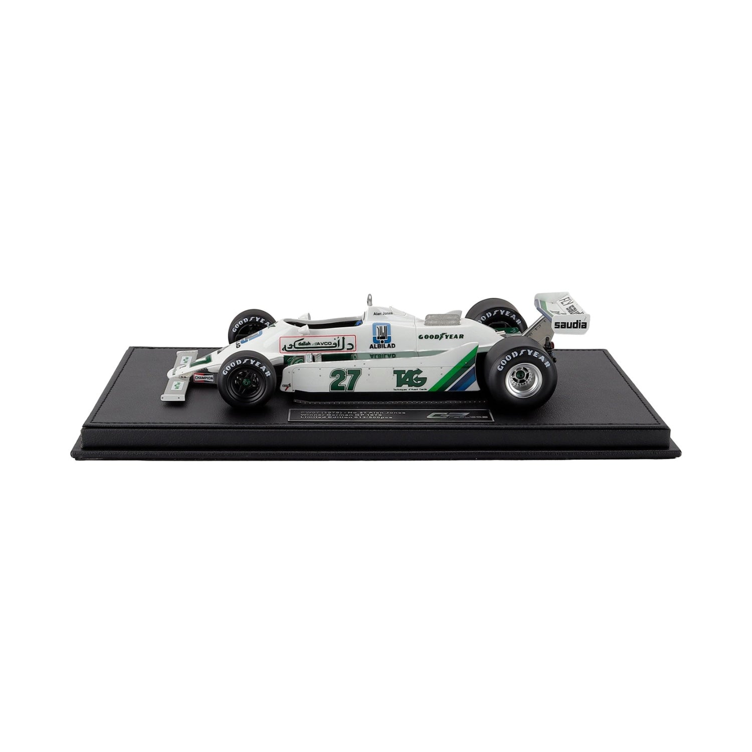 Alan Jones FW07 1979 Fly Saudia World Champion 1:18 Car Model – Fueler
