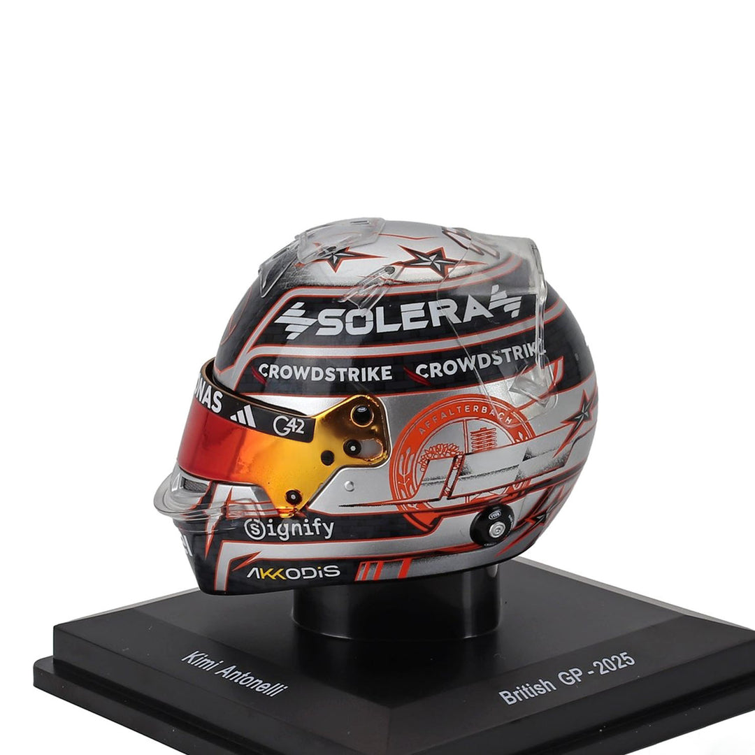 #12 Antonelli 2025 British GP 1:5 Mini Helmet
