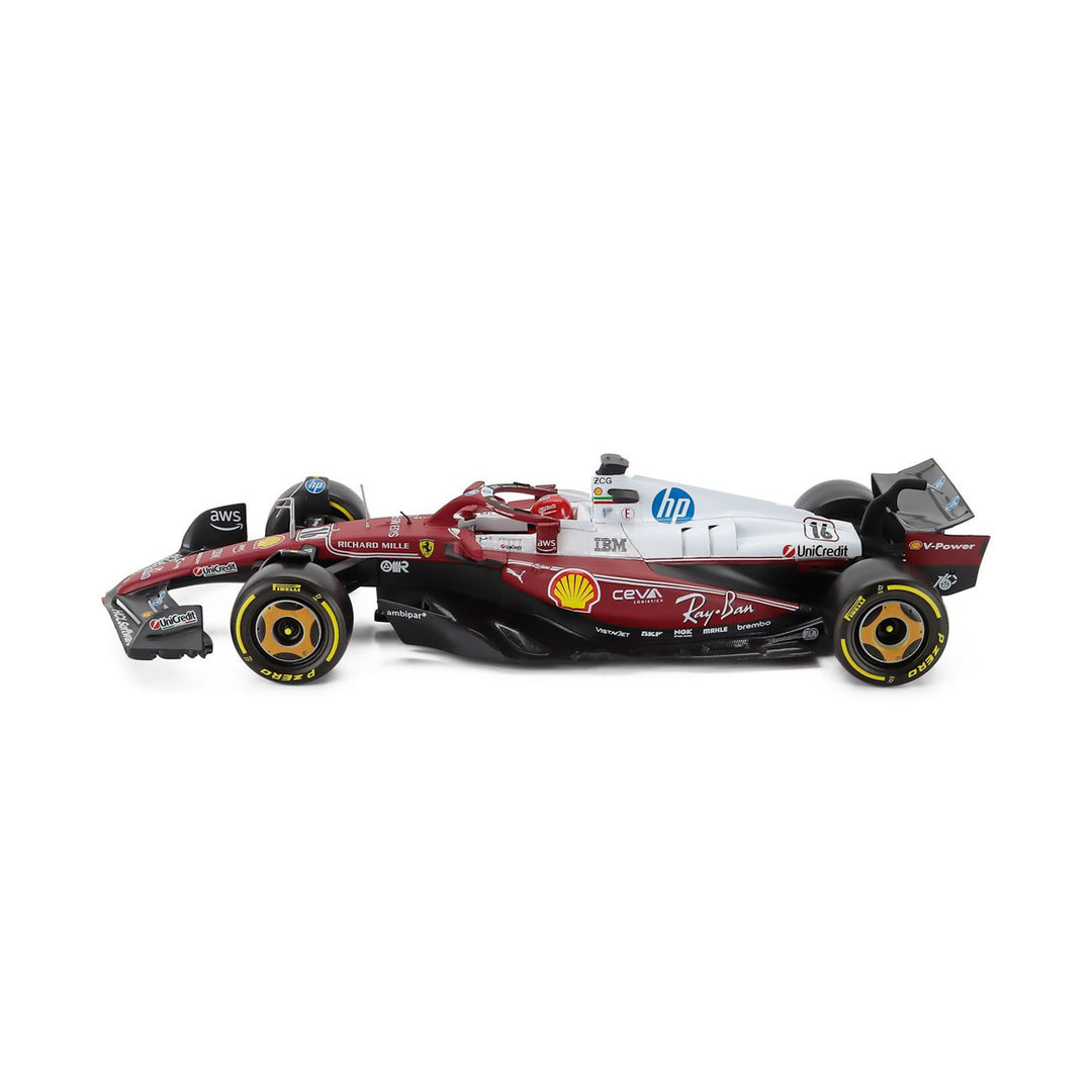 #16 Leclerc SF-25 Monza GP 2025 1:18 Car Model with Showcase