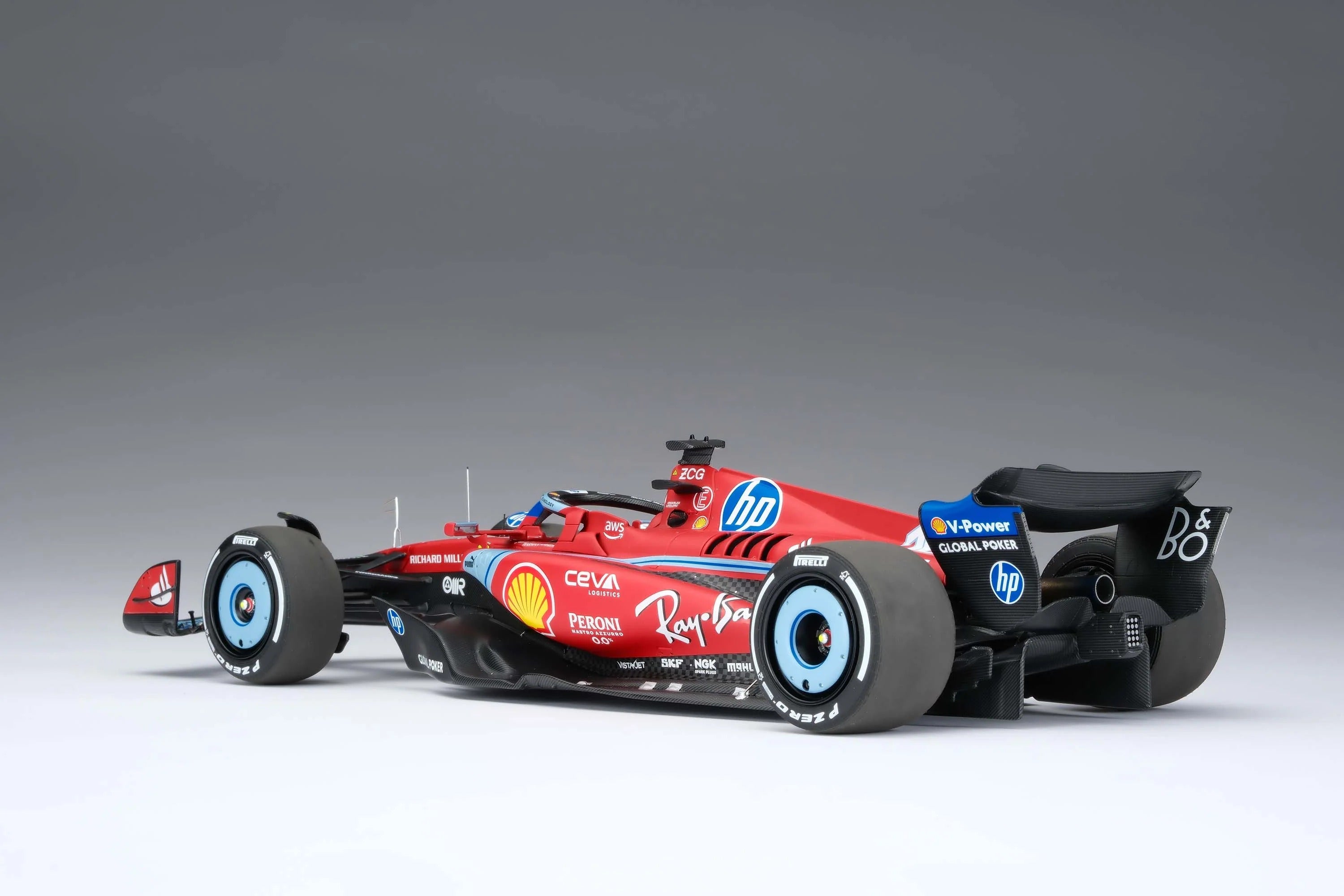 16 Leclerc SF24 Miami GP 2024 1:18 Car Model by Amalgam – Fueler