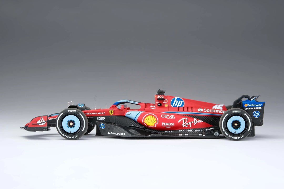 #16 Leclerc SF24 Miami GP 2024 1:18 Car Model by Amalgam
