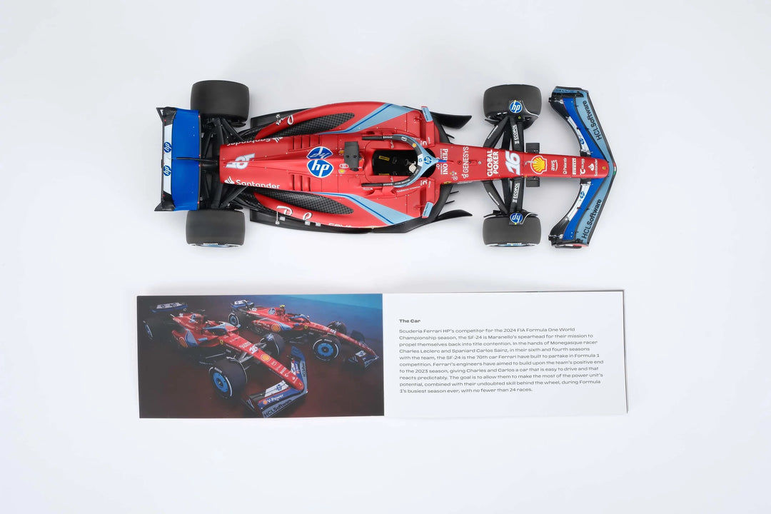 #16 Leclerc SF24 Miami GP 2024 1:18 Car Model by Amalgam