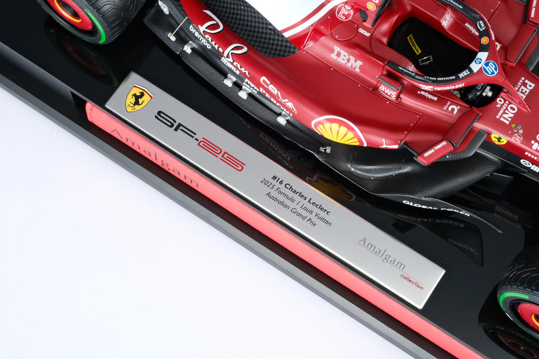 #16 Leclerc SF25 Melbourne GP 2025 1:18 Car Model by Amalgam