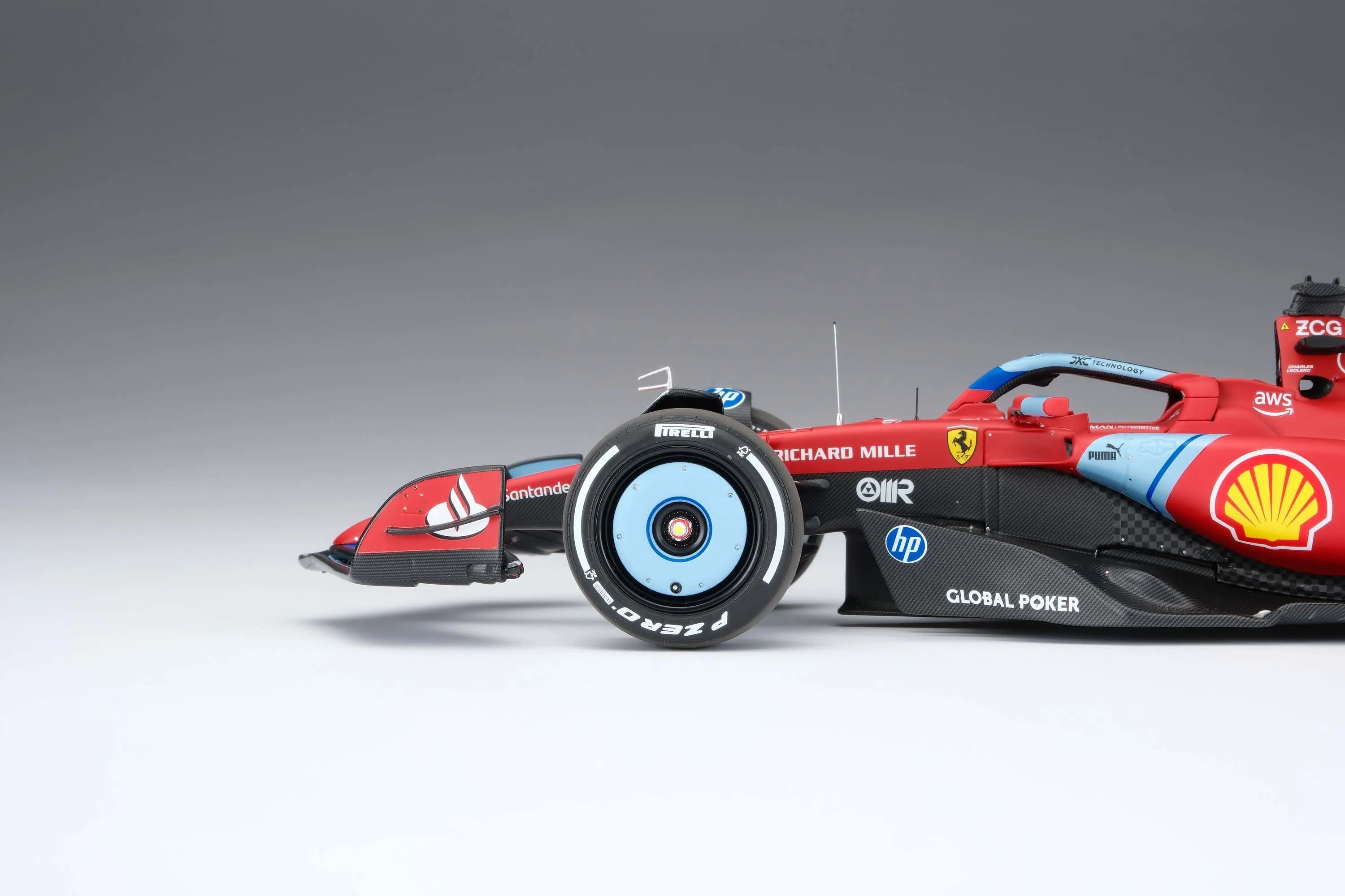 16 Leclerc SF24 Miami GP 2024 1:18 Car Model by Amalgam – Fueler