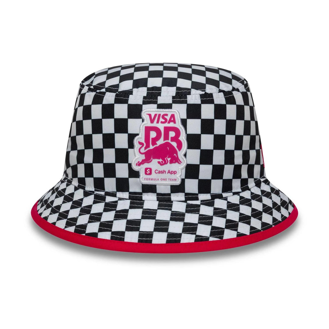 Checkerboard Tapered Bucket Hat