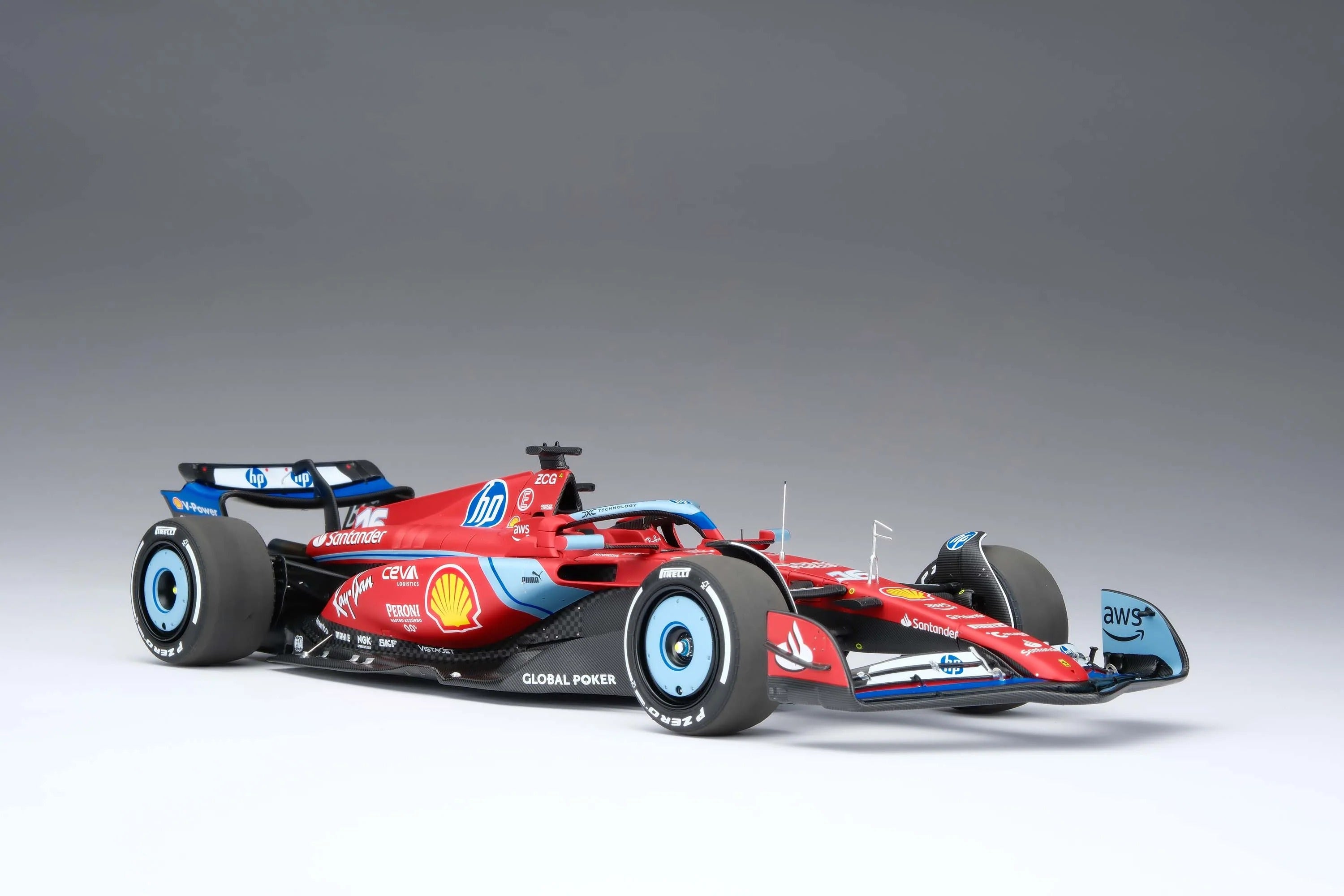 Scuderia Ferrari #16 Leclerc SF24 Miami GP 2024 1:18 Car Model by