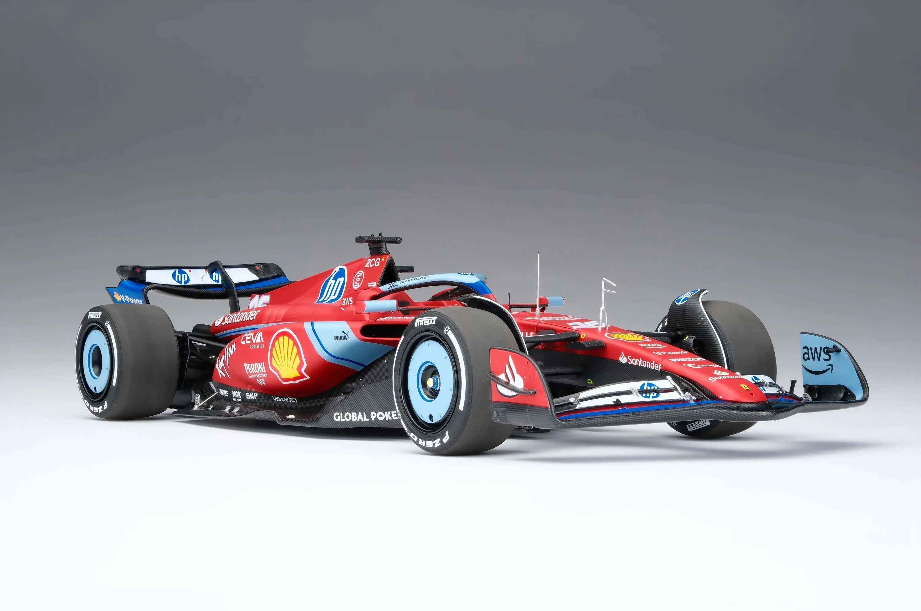 Scuderia Ferrari #16 Leclerc SF24 Miami GP 2024 1:18 Car Model by