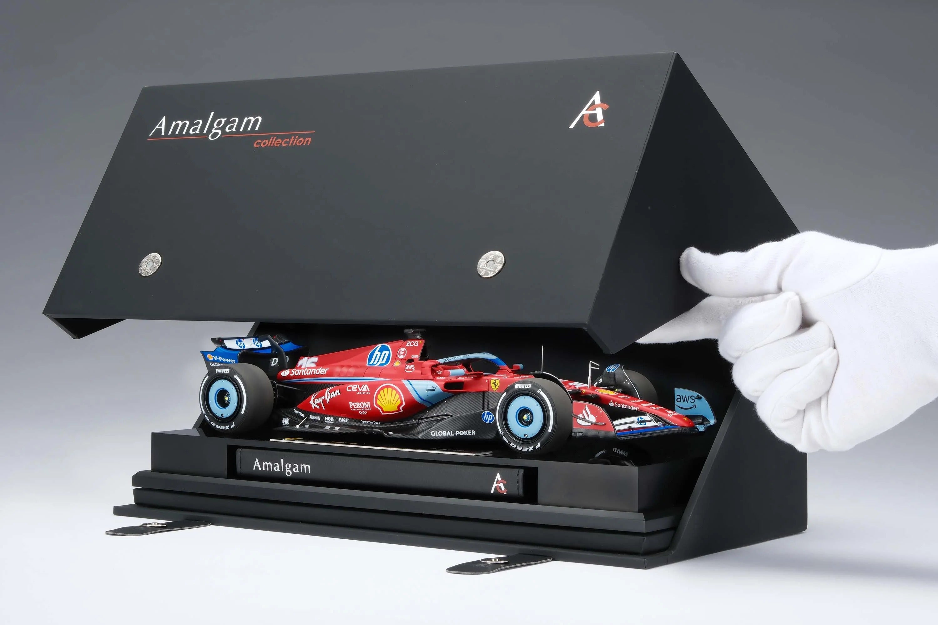 16 Leclerc SF24 Miami GP 2024 1:18 Car Model by Amalgam – Fueler