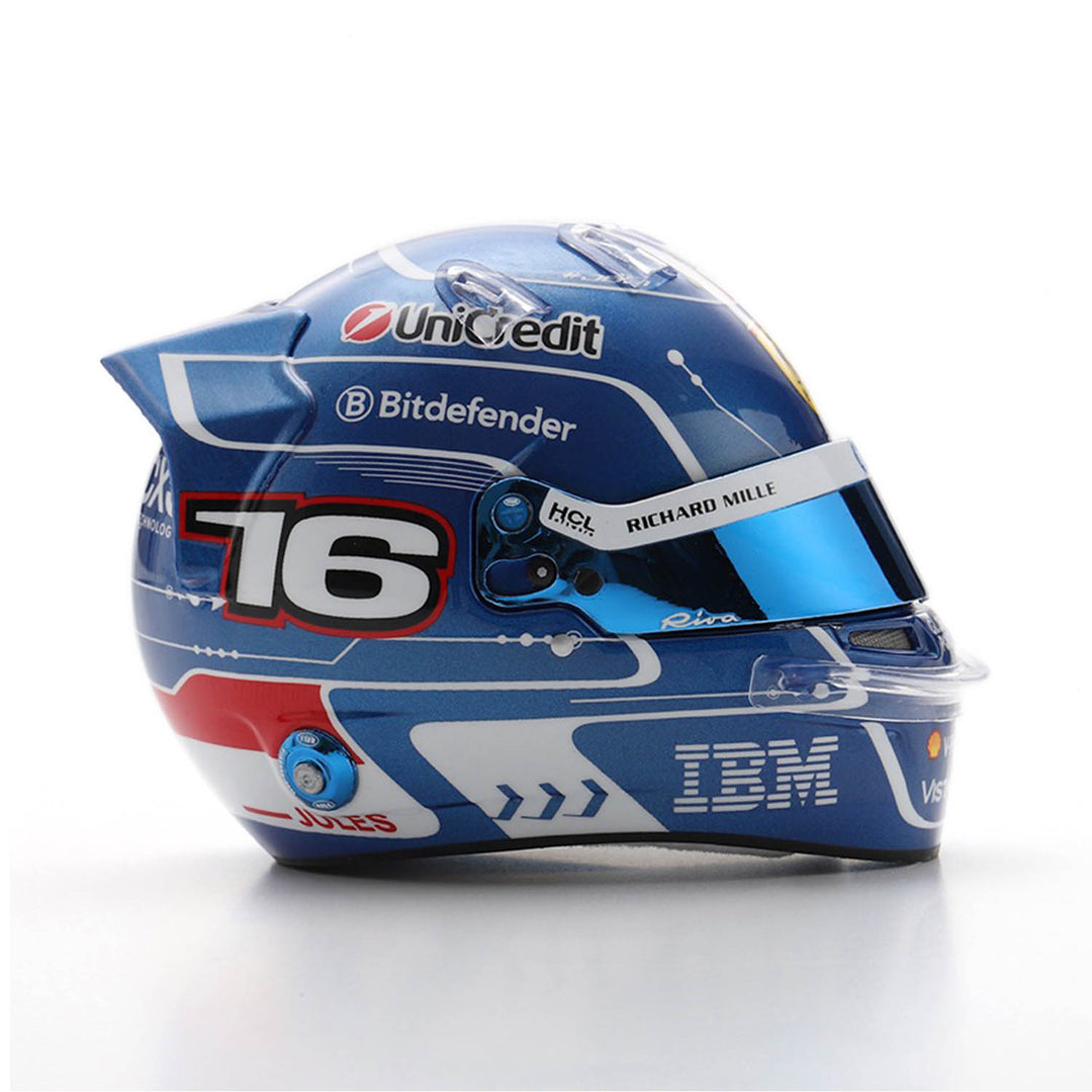 #16 Leclerc Miami GP 2025 1:5 Mini Helmet