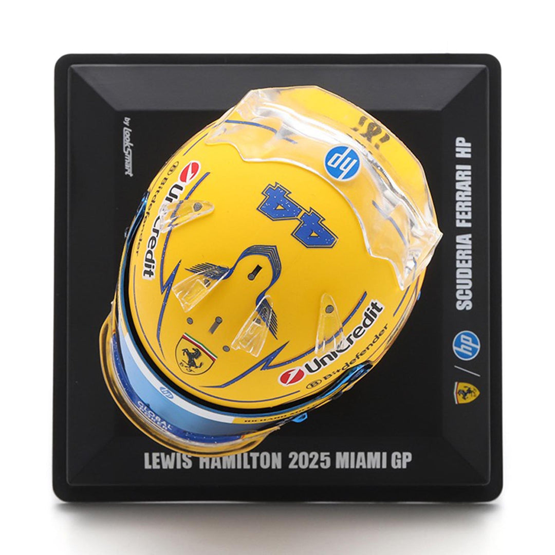 #44 Hamilton Miami GP 2025 1:5 Mini Helmet