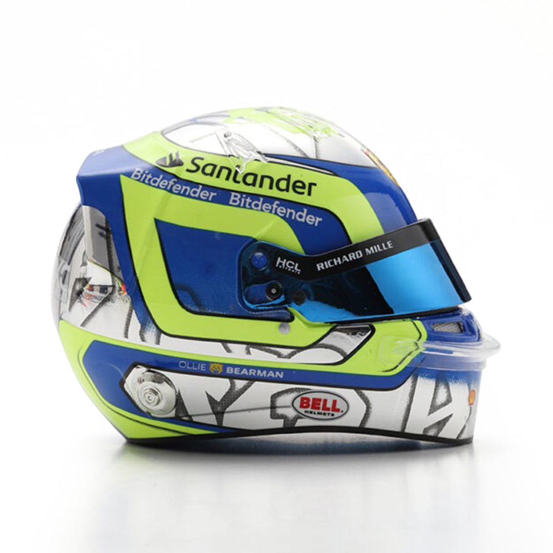 #87 Bearman Saudi Arabian GP 2024 1:5 Mini Helmet