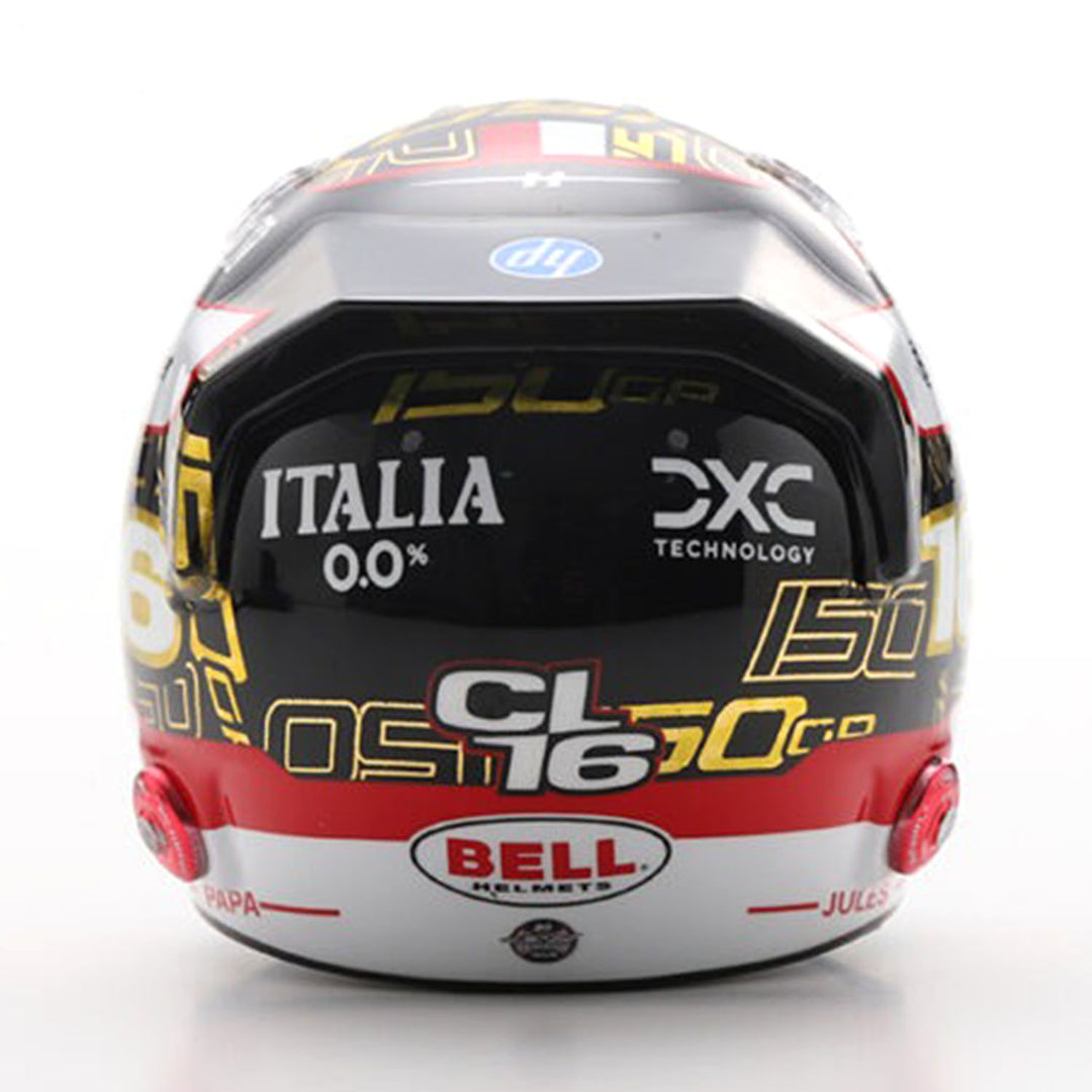 #16 Leclerc Abu Dhabi GP 2025 1:5 Mini Helmet
