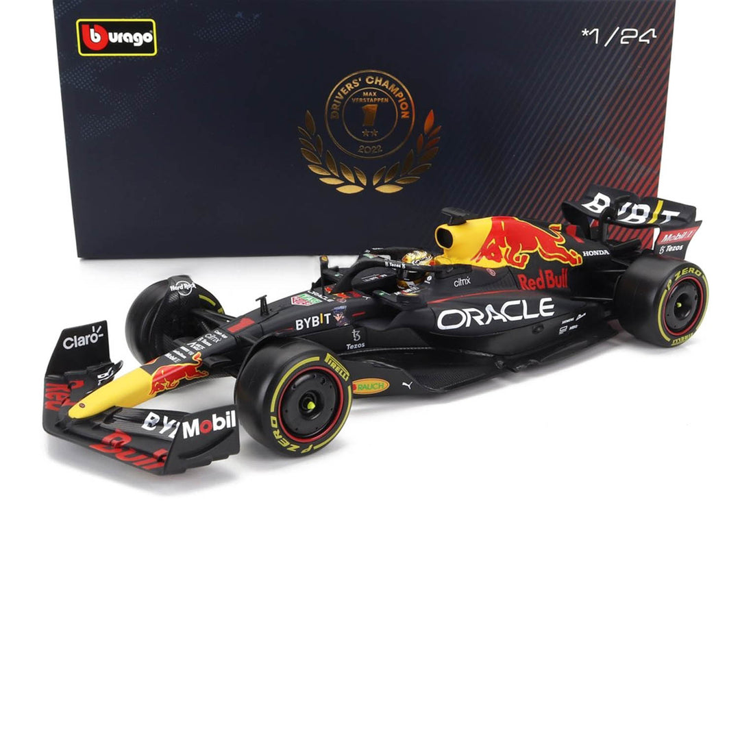 #1 Verstappen RB18 World Champion 1:24 Car Model - Red Bull Racing - Car Model - Fueler™ 