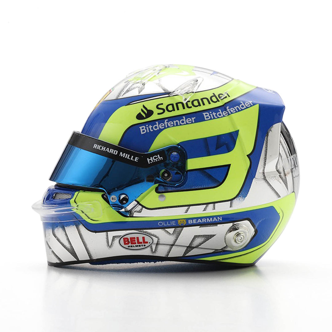 #87 Bearman Saudi Arabian GP 2024 1:5 Mini Helmet
