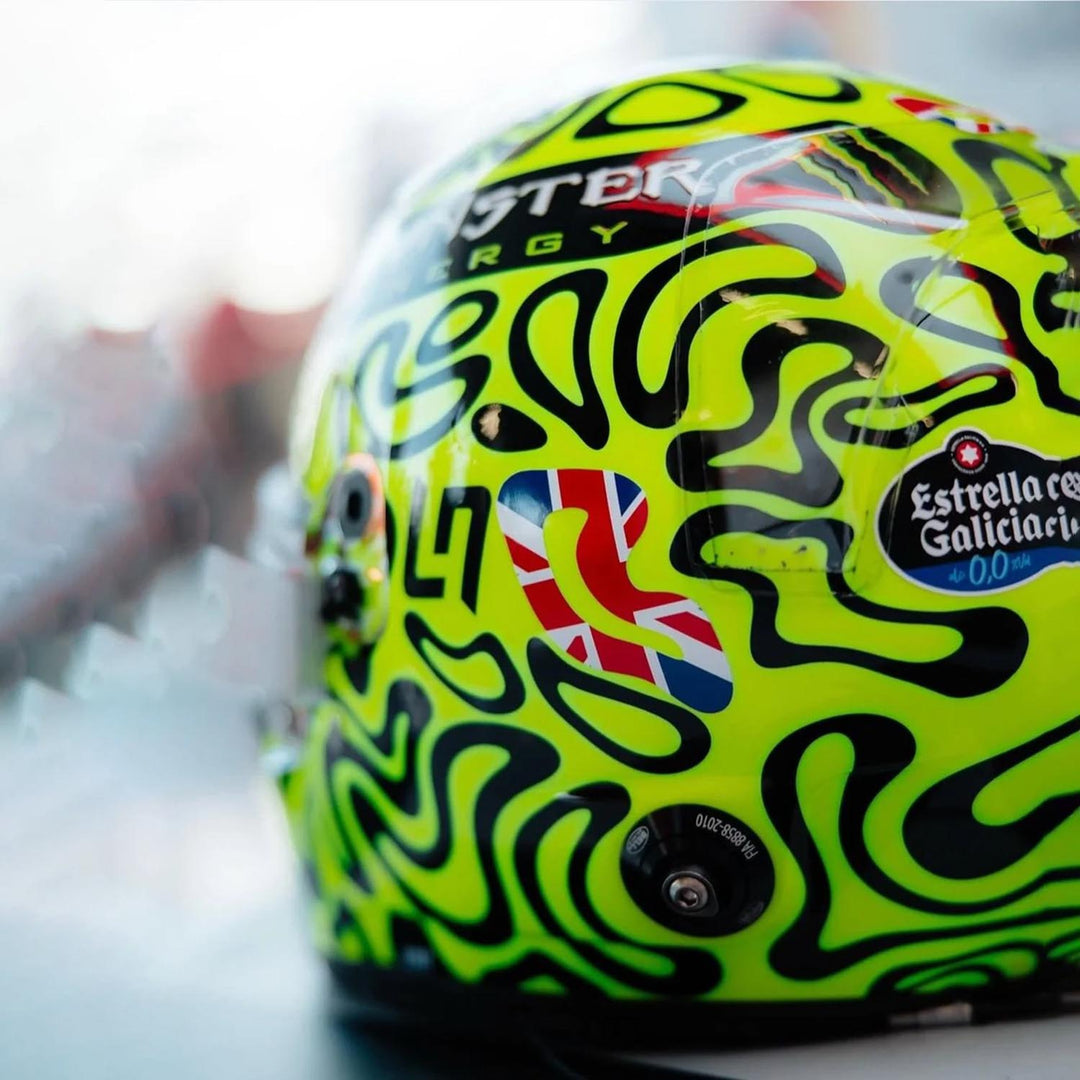 #4 Norris British GP 2025 Winner 1:5 Mini Helmet