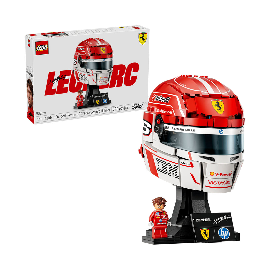 Scuderia Ferrari #16 Leclerc Scuderia Ferrari LEGO Helmet