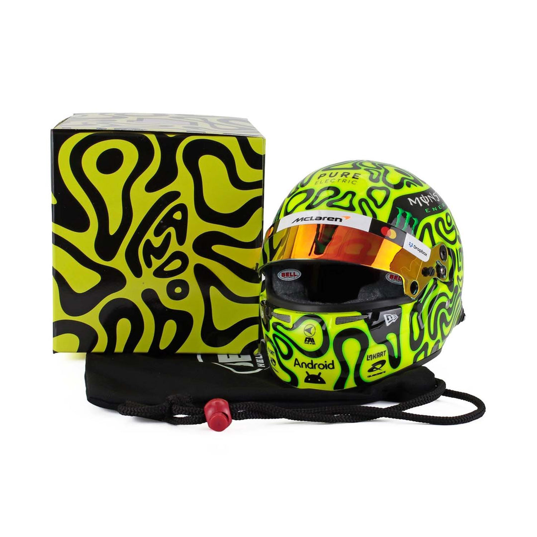 #4 Norris 2025 World Champion 1:2 Mini Helmet by Bell