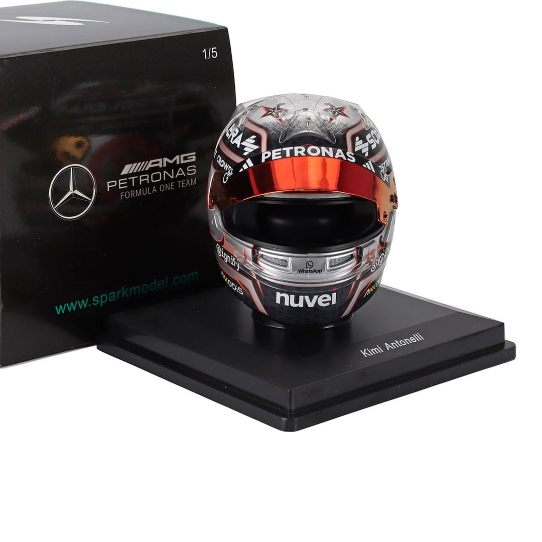 #12 Antonelli 2025 British GP 1:5 Mini Helmet