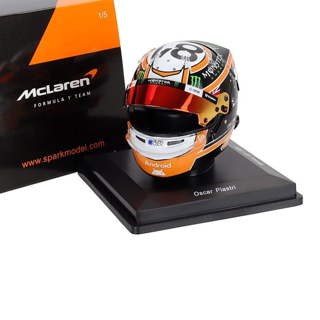#81 Piastri Monaco GP 2025 1:5 Mini Helmet