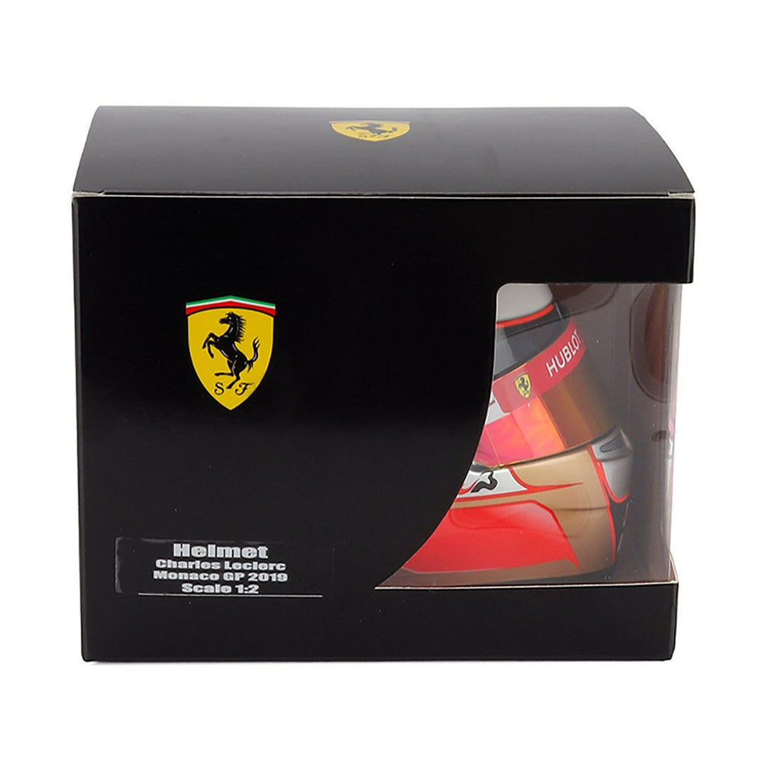 #16 Leclerc Monaco GP 2019 1:2 Mini Helmet