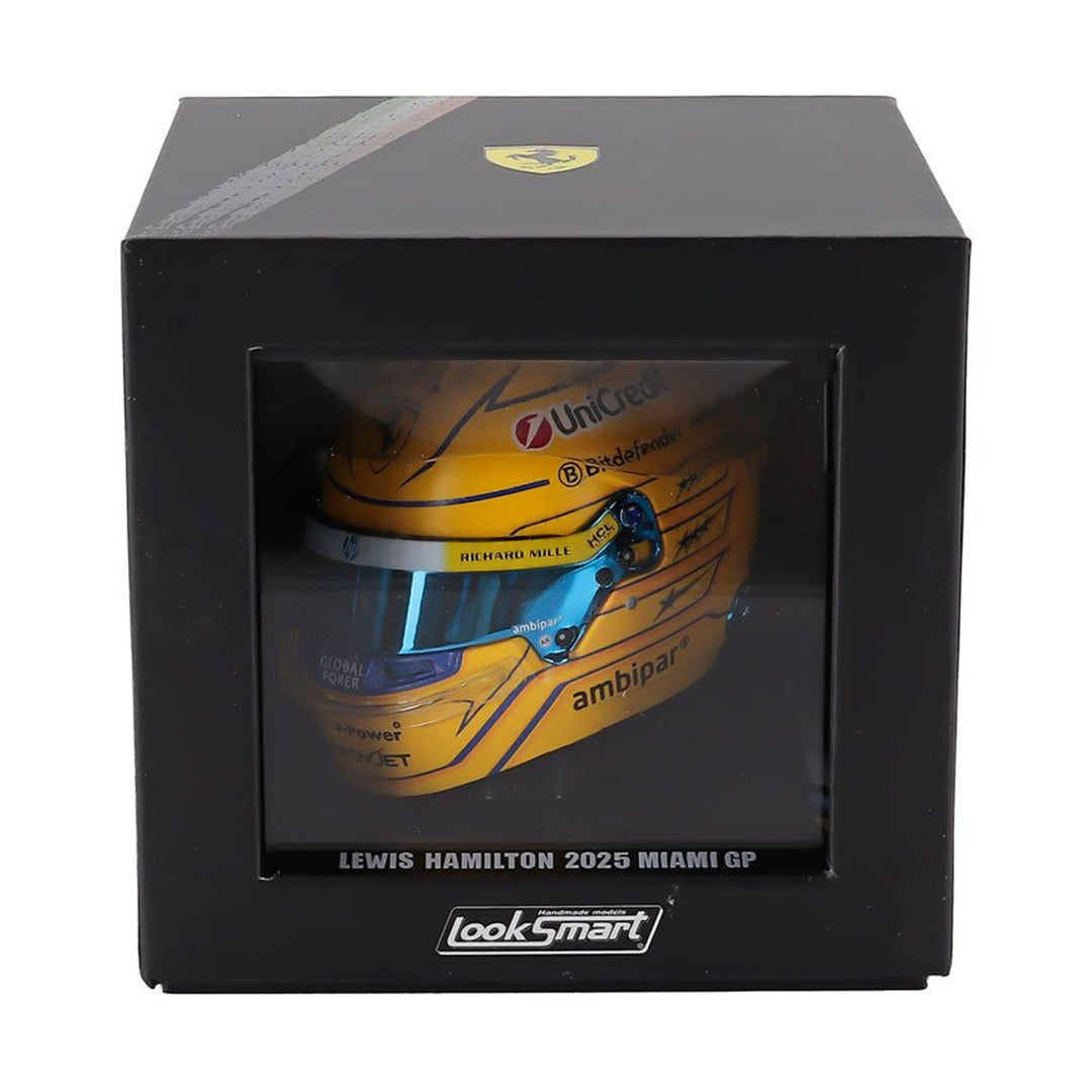 #44 Hamilton Miami GP 2025 1:5 Mini Helmet