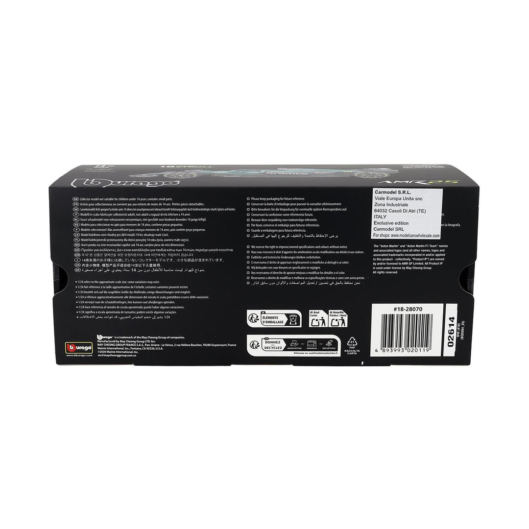 #14 Alonso AMR25 2025 Season 1:24 Car Model