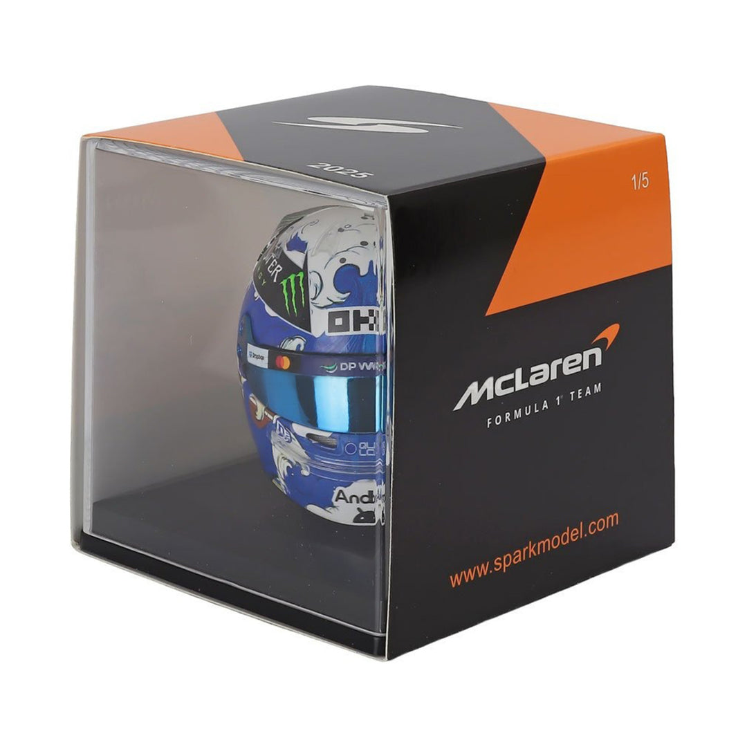 #81 Piastri Japan GP 2025 1:5 Mini Helmet