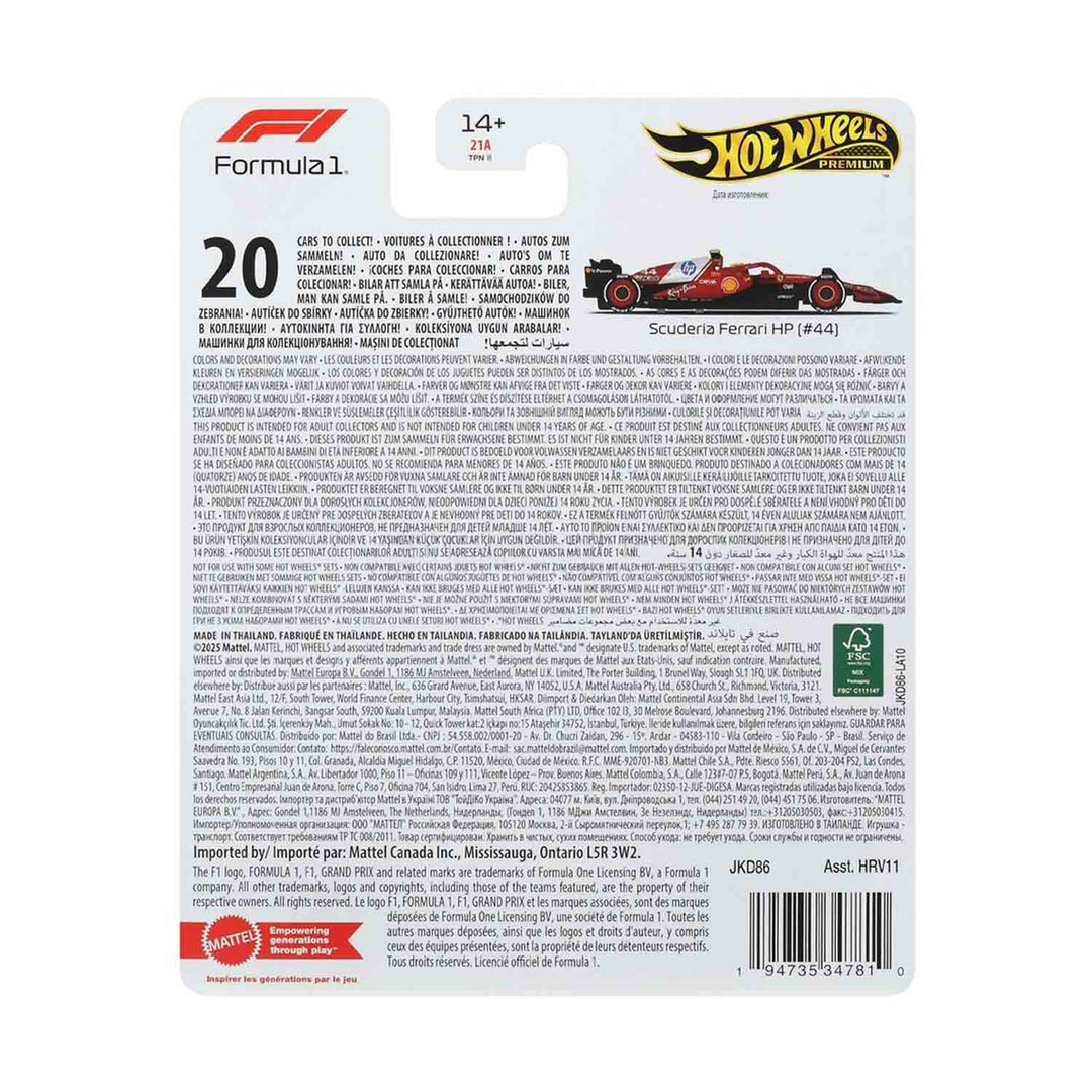 #44 Hamilton SF-25 2025 Season 1:64 Car Model