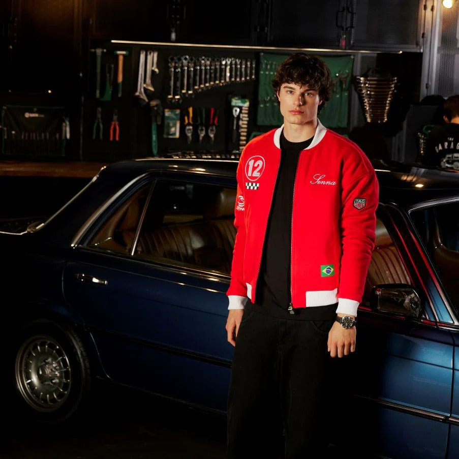 Tag Heuer X Senna Varsity Jacket