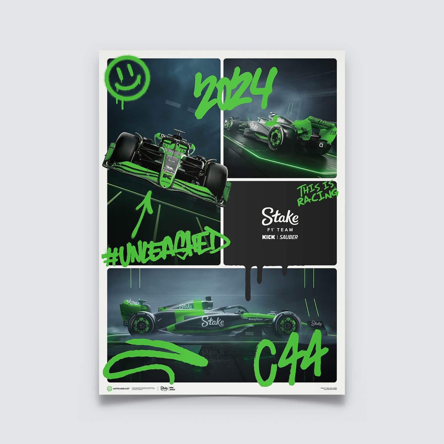 Kick Sauber F1 Team C44 - #Unleashed - 2024 | Large - Official F1