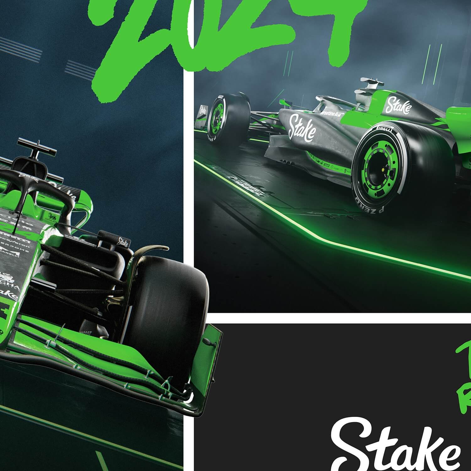 Kick Sauber F1 Team C44 - #Unleashed - 2024 | Large - Official F1