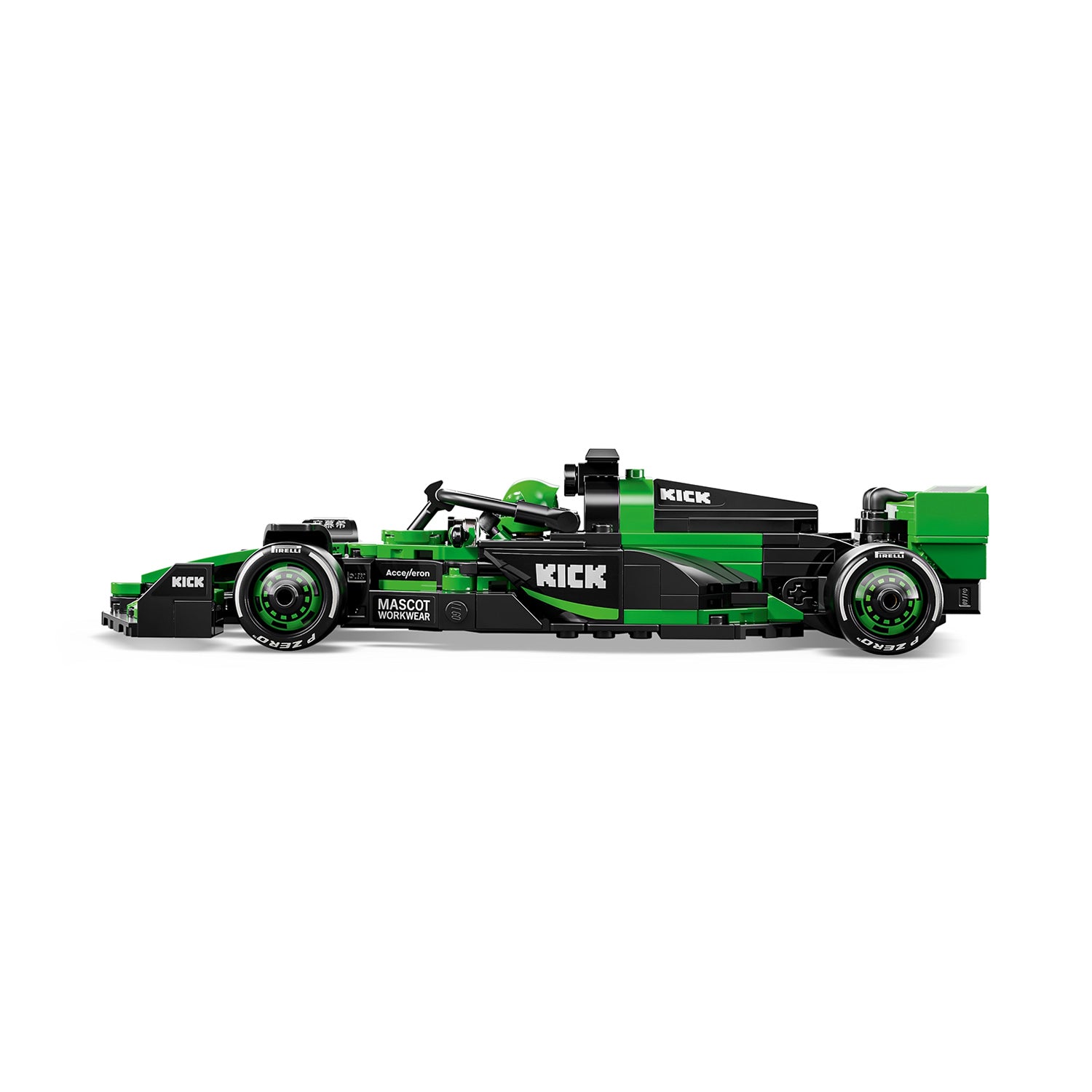 Kick Sauber C44 2024 1:25 Lego Car Model - Kick Sauber F1 Team - Fueler™ - 77247 - fueler.store - Car Model