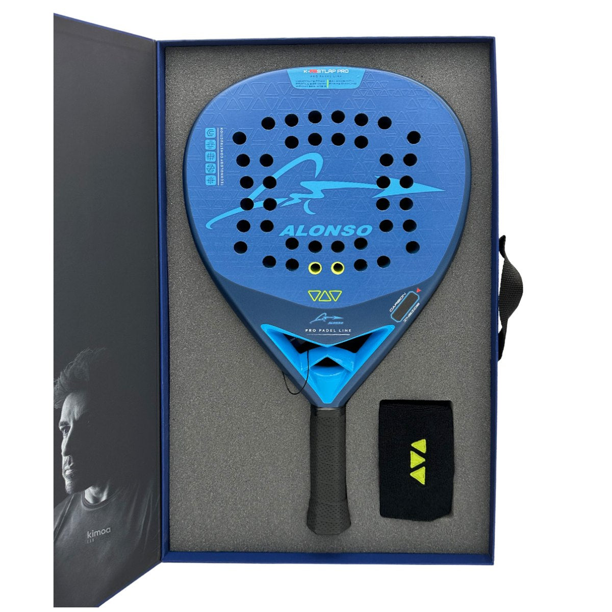 K-FASTLAP PRO - Fernando Alonso Edition x KIMOA - Kimoa - Fueler™ - PA0S23622300 - fueler.store - Padel Racquet