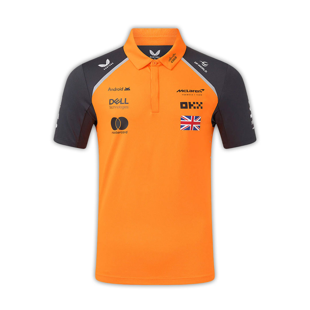 2025 Lando Norris Driver Polo - McLaren F1 - Fueler™ - TM9913-088-S - fueler.store - Polo